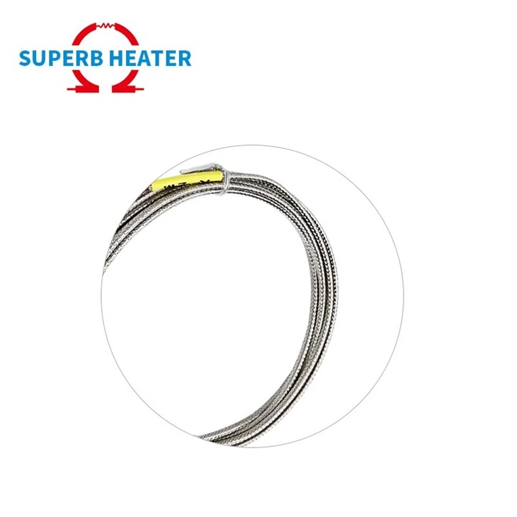 Armored 220V M6 Stainless Steel Threaded Thermocouple For Heating Equipment factory