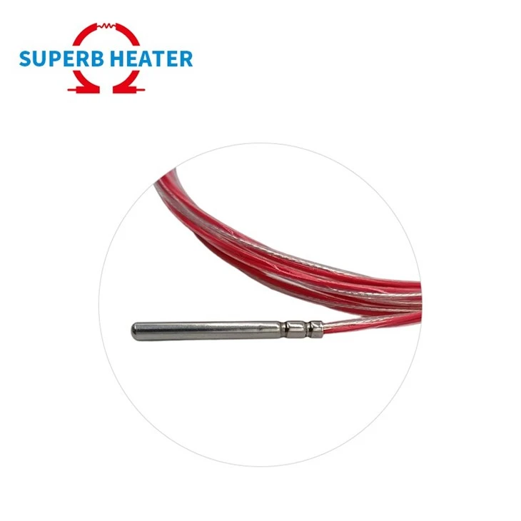 Customizable 4-Wire Tube 3*30mm Class B PT100 Temperature Sensor With OEM & ODM Support high quality
