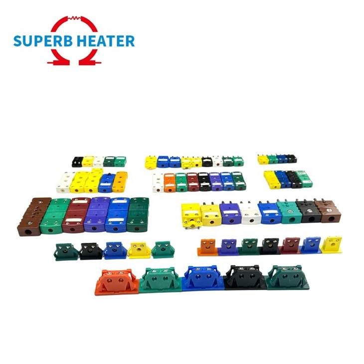Industrial E T J K Type Male Female Plug Thermocouple Connector suppliers