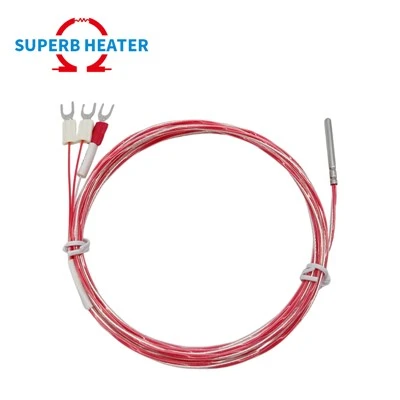 Aangepaste platinaweerstand Rtd Pt100 roestvrijstalen Pt1000-temperatuursensor